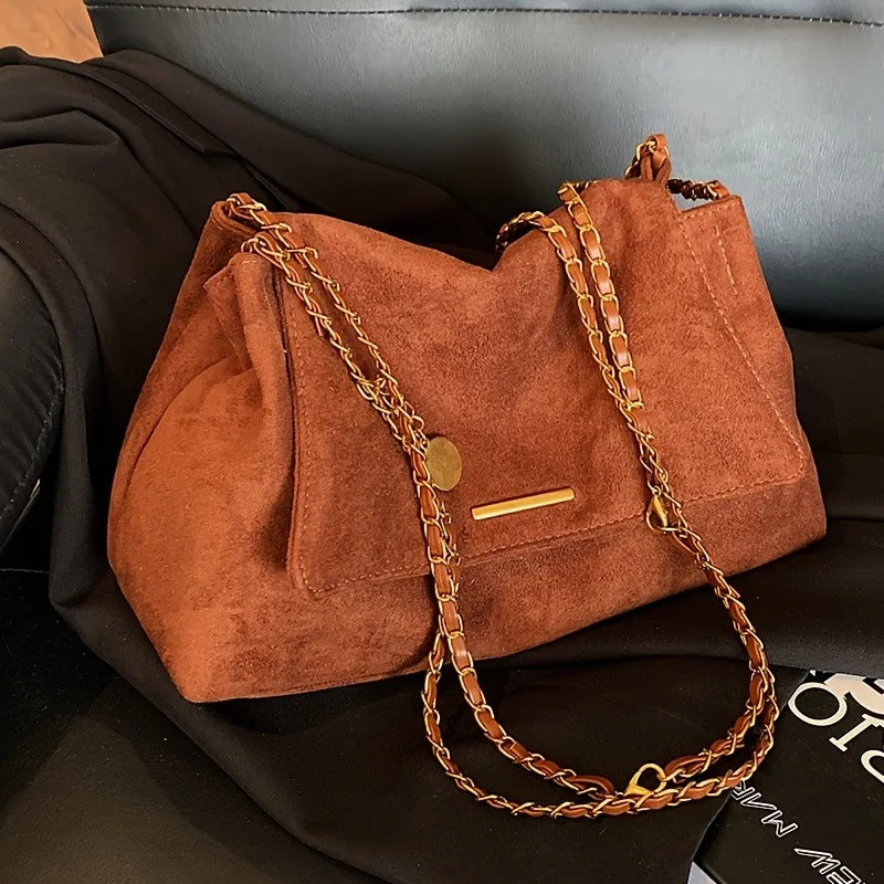 Perfect Lily Women's Vintage Large Crossbody Shoulder Bag Elegant Handbag with Detachable Strap Durable for Casual Formal Events